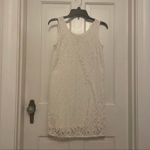 LOFT white dress, size 0 petite, great condition